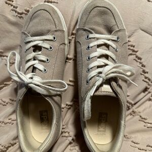 Keds Cream Canvas Sneakers